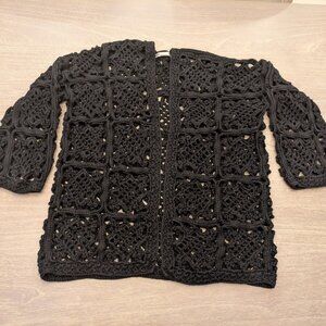 Crochet Sweater and Maxi Skirt Set